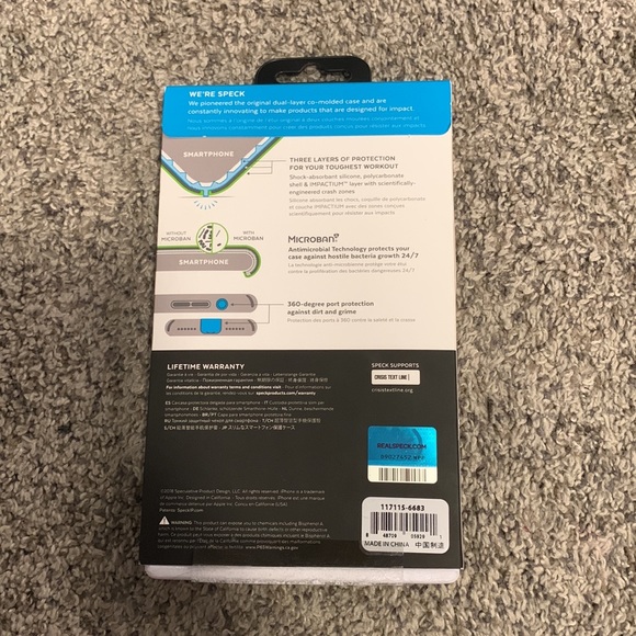 Speck iPhone XS Max black impact case - Picture 2 of 4